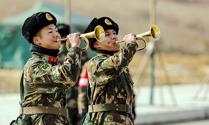 開訓(xùn)！武警甘肅省總隊拉開新年度軍事訓(xùn)練戰(zhàn)幕（組圖）