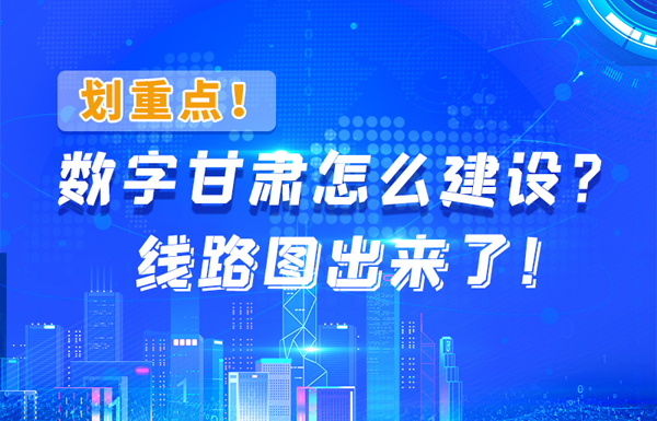 圖解|劃重點(diǎn)！數(shù)字甘肅怎么建設(shè)？線路圖出來了！