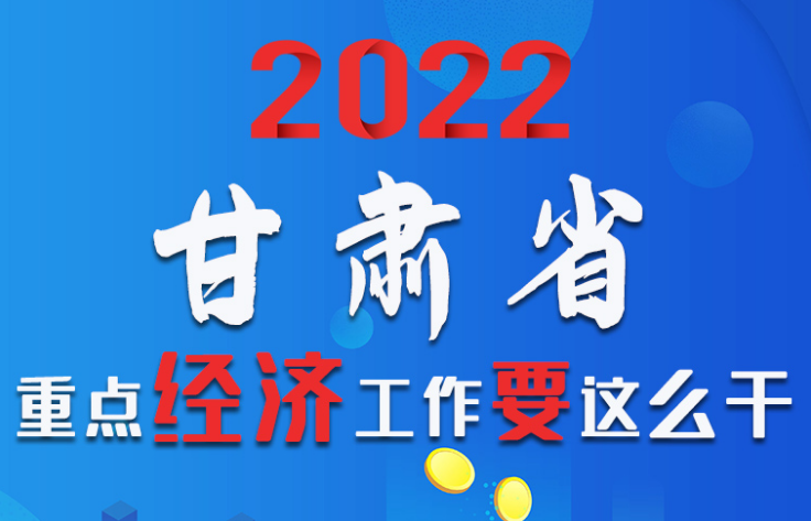 【甘快看·圖解】速覽！2022甘肅省重點經(jīng)濟工作要這么干！
