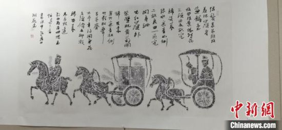 圖為傳拓作品?！〈蘖?攝