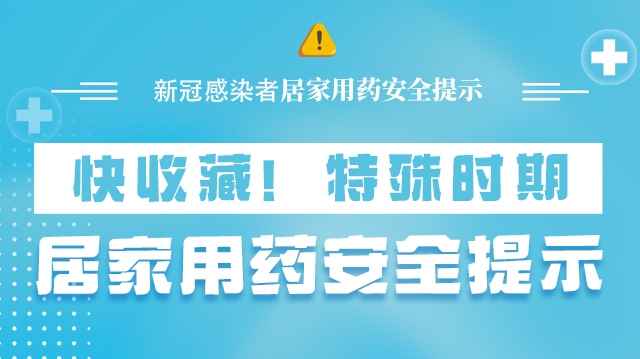 海報(bào)|快收藏！特殊時(shí)期，居家用藥安全提示→