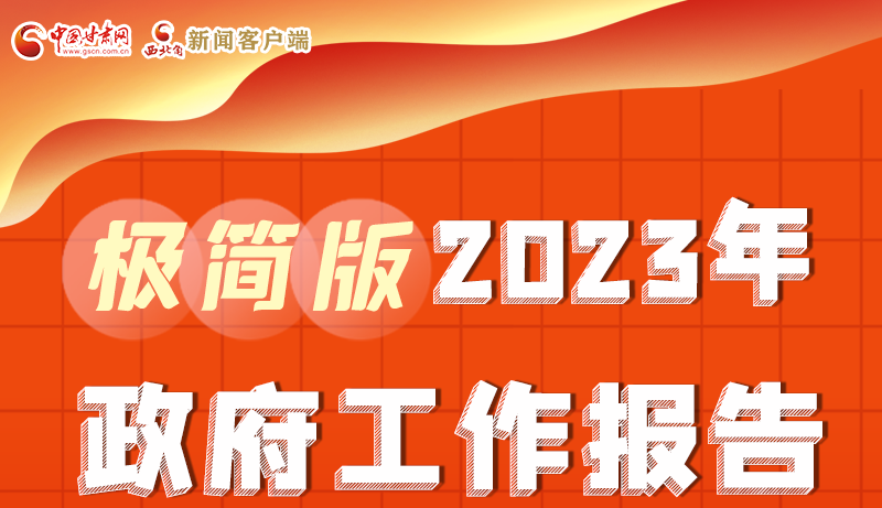 謀新局、更出彩！甘肅省政府工作報告極簡版來了