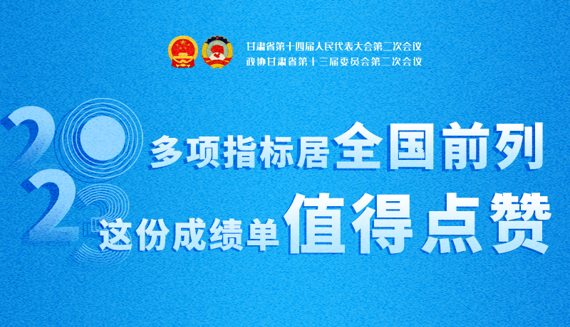 【聚焦2024甘肅兩會(huì)】3D海報(bào)|多項(xiàng)指標(biāo)居全國前列！甘肅這份成績單值得點(diǎn)贊