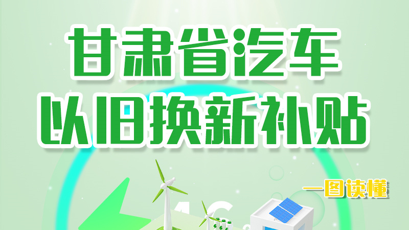 海報|重大利好！甘肅省汽車以舊換新補貼來了