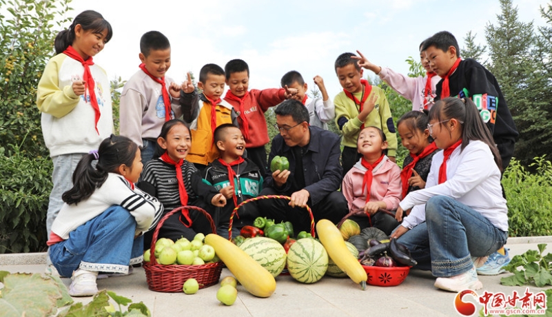 隴拍客丨民樂：校園里的“豐收節(jié)”